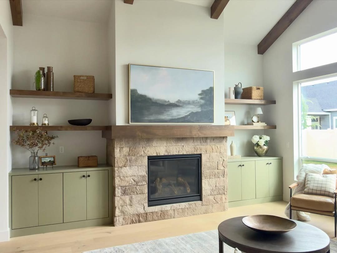 Sage bathroom vanity